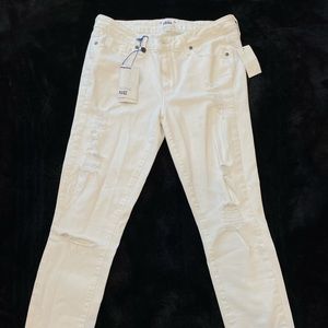 all white jeans